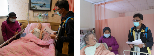 7旬姊妹同住院　戶政行動服務了心願