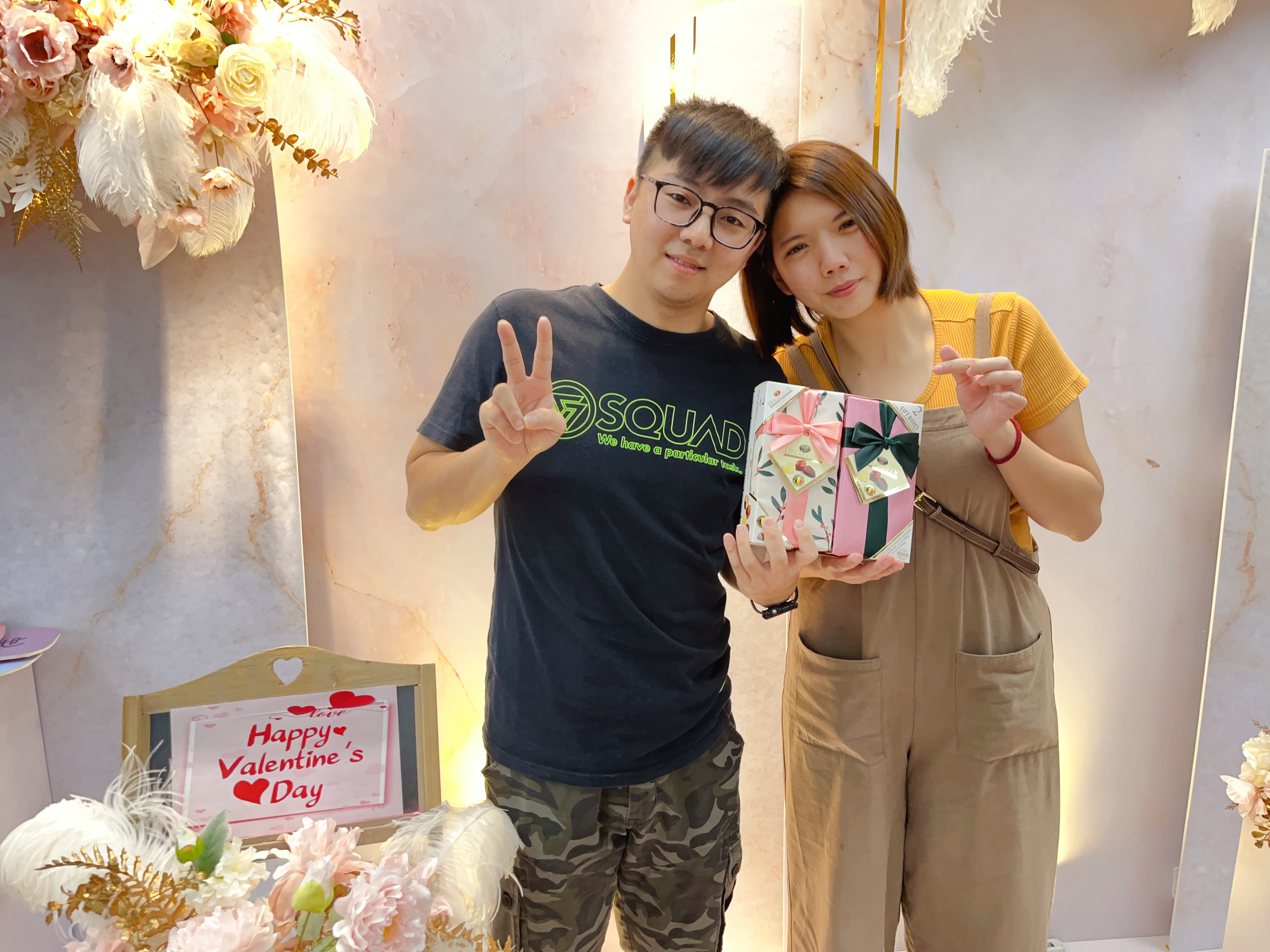 「情人節」宜嫁娶　樹林戶政結婚送巧克力        把握甜蜜吉日結婚去　勾勾手約定愛一世　